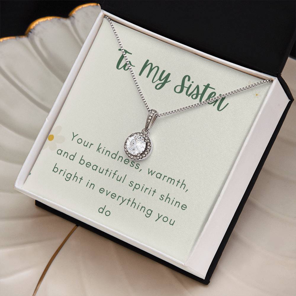 To My Sister Eternal Hope Necklace