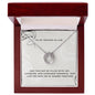 To My Mother-in -Law Lucky In Love Necklace