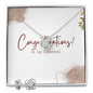Congratulations Love Knot Earring & Necklace Set