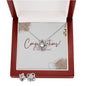 Congratulations Love Knot Earring & Necklace Set