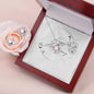 Happy Anniversary Love Knot Earring & Necklace Set
