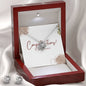 Congratulations Love Knot Earring & Necklace Set