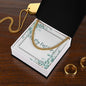 To My Father Cuban Link Chain