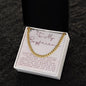To My Boyfriend Cuban Link Chain