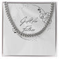 To My Father Cuban Link Chain