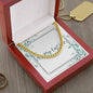 To My Father Cuban Link Chain
