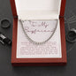 To My Boyfriend Cuban Link Chain