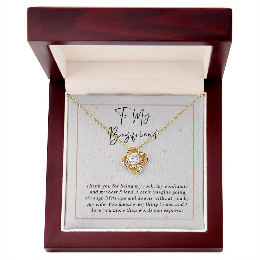 To My Wife Love Knot Necklace
