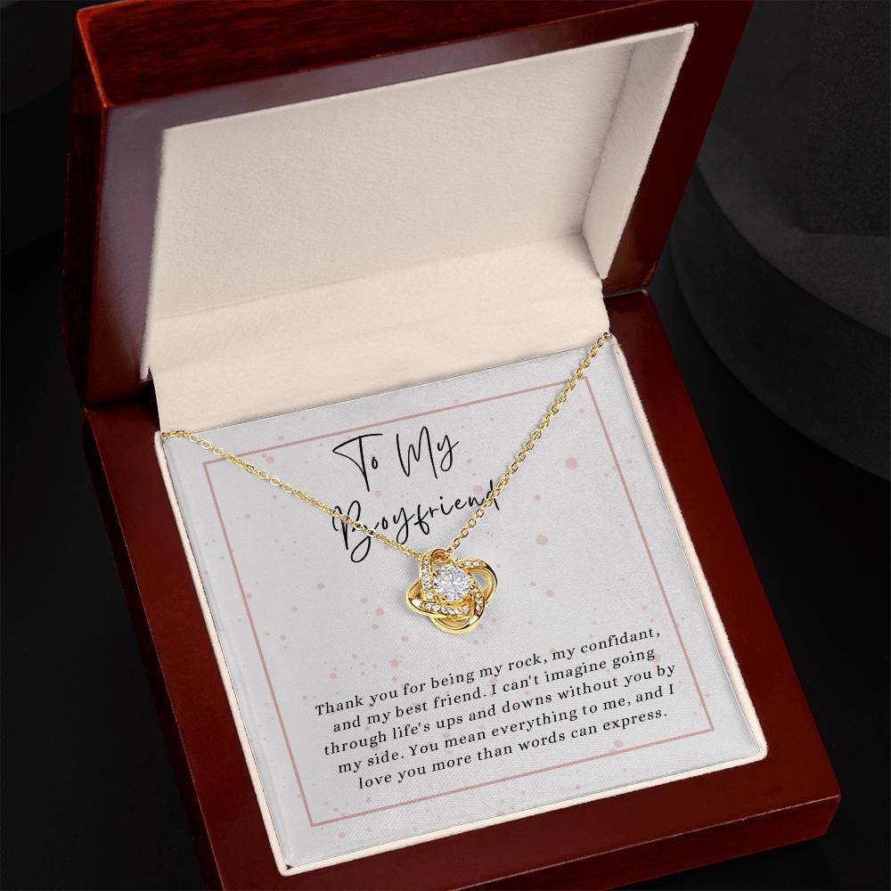 To My Wife Love Knot Necklace