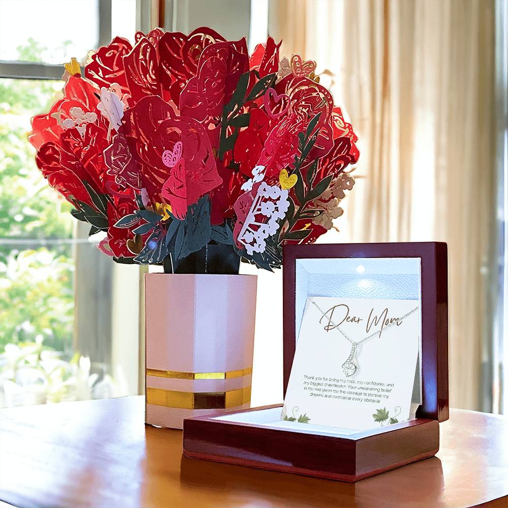 To My Mom Alluring Beauty + Sweet Devotion Flower Bouquet Bundle