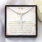 To My Boyfriend Stainless Cross Necklace