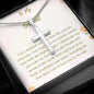 To My Boyfriend Stainless Cross Necklace