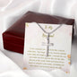 To My Boyfriend Stainless Cross Necklace