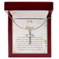 To My Boyfriend Stainless Cross Necklace