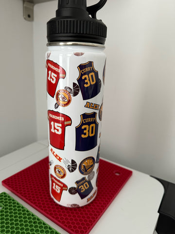 Personalized 22oz Sports Water Bottle