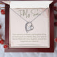 To My Sister Forever Love Necklace