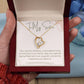 To My Sister Forever Love Necklace