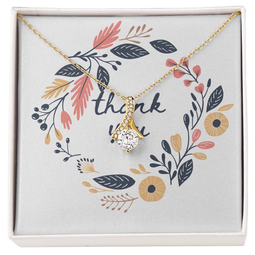 Thank you Alluring Beauty Necklace