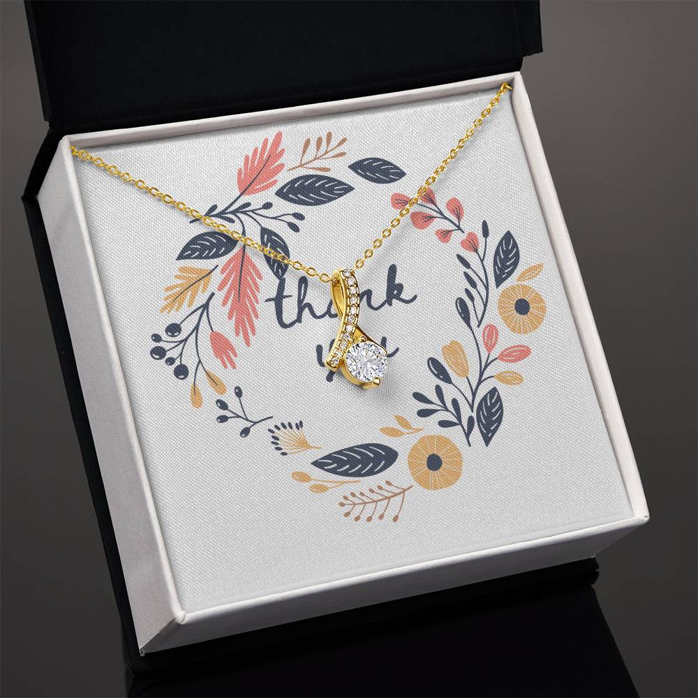 Thank you Alluring Beauty Necklace