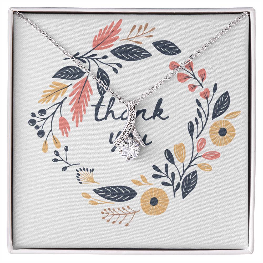 Thank you Alluring Beauty Necklace