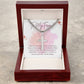 To My Friend Artisan Cross Necklace on Cuban Chain