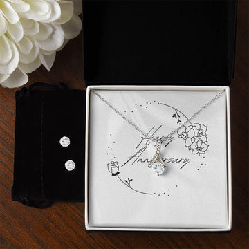Congratulations Alluring Beauty + Clear CZ Earrings