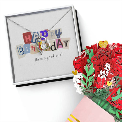 Happy Birthday Forever Love Necklace