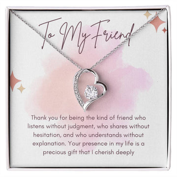 To My Friend Forever Love Necklace