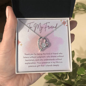 To My Friend Forever Love Necklace