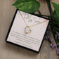 To My Sister Forever Love Necklace